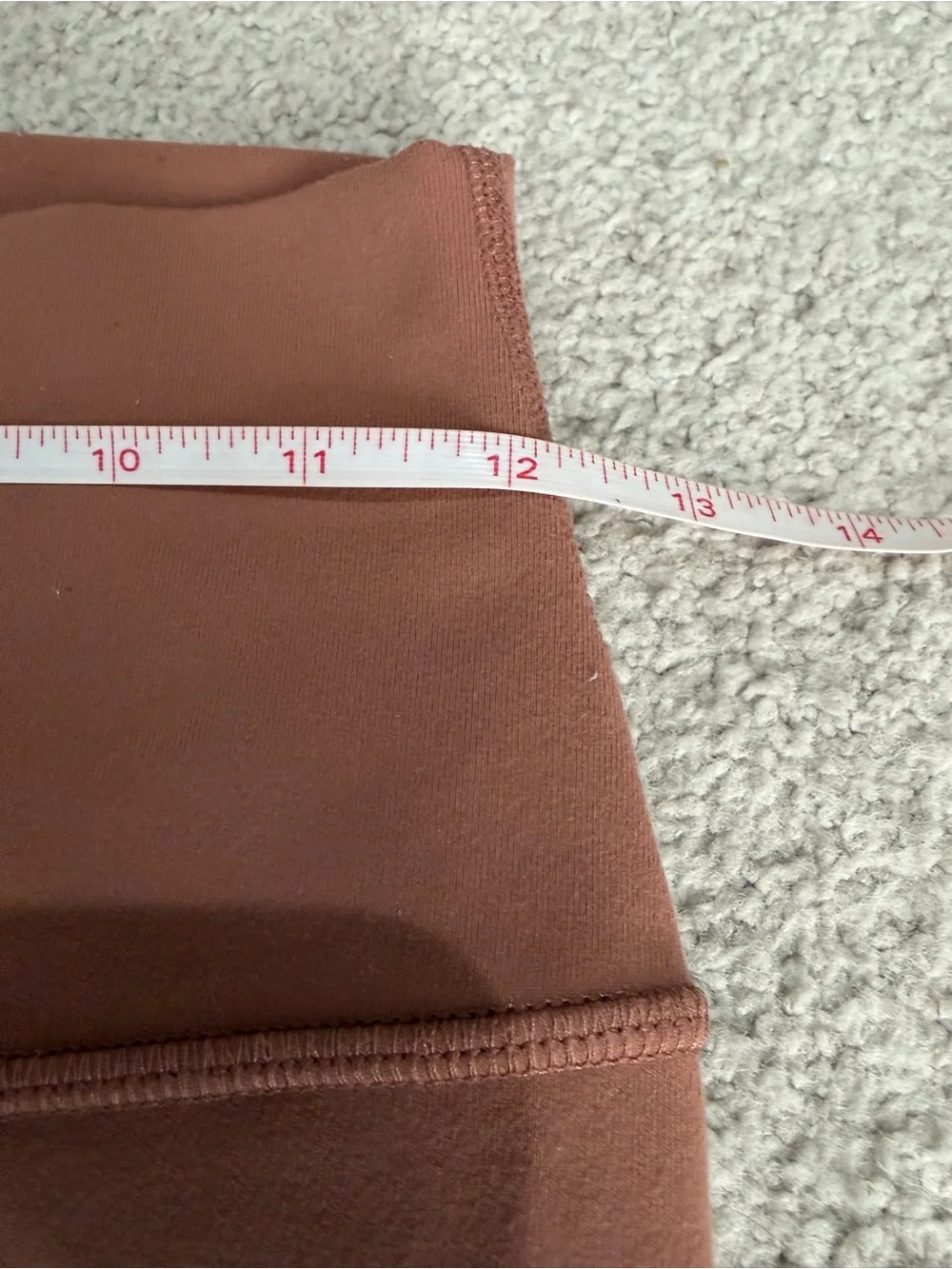 Alo Yoga High-Waisted Performance Leggings, Women’s Small Rust, Ankle Length